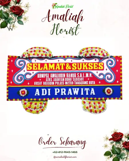 Papan Bunga Ucapan Selamat Pakuran